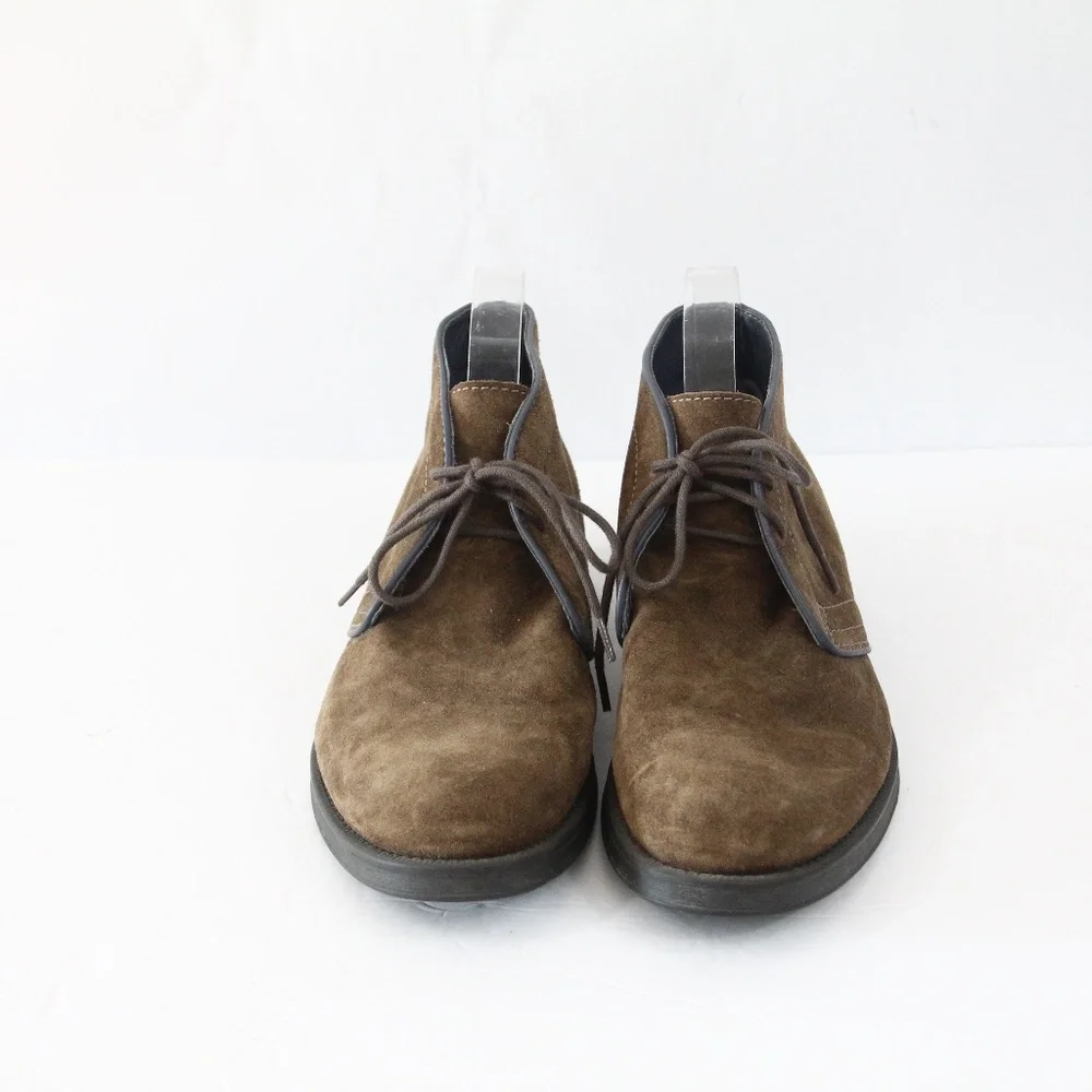 Geox Chukka Boots Mens 41 Brown Suede Shoes Casual